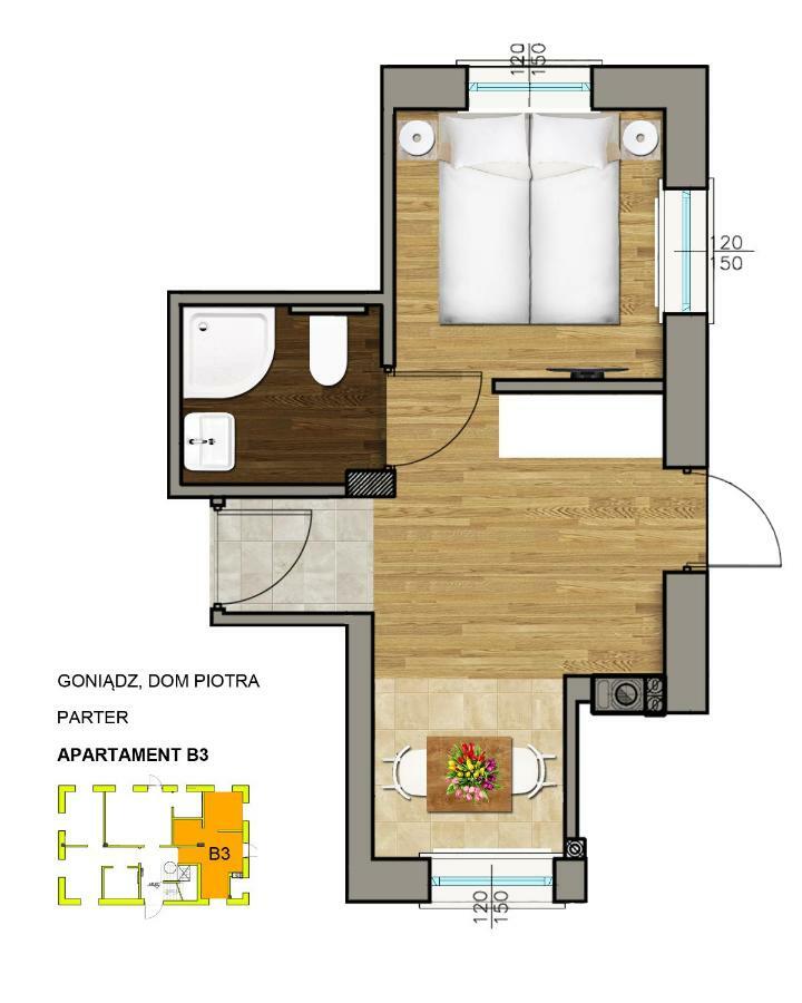 Dom Piotra Apartamento Goniadz Exterior foto